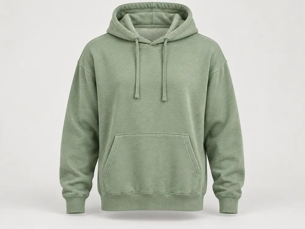 Foto hoodie bahan Baby Terry